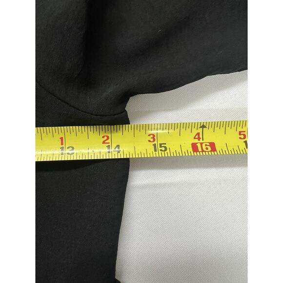 Black Ruffle Inspired Hearts Mini Dress Size Small Babydoll Whimsigoth Fairy - Picture 11 of 12